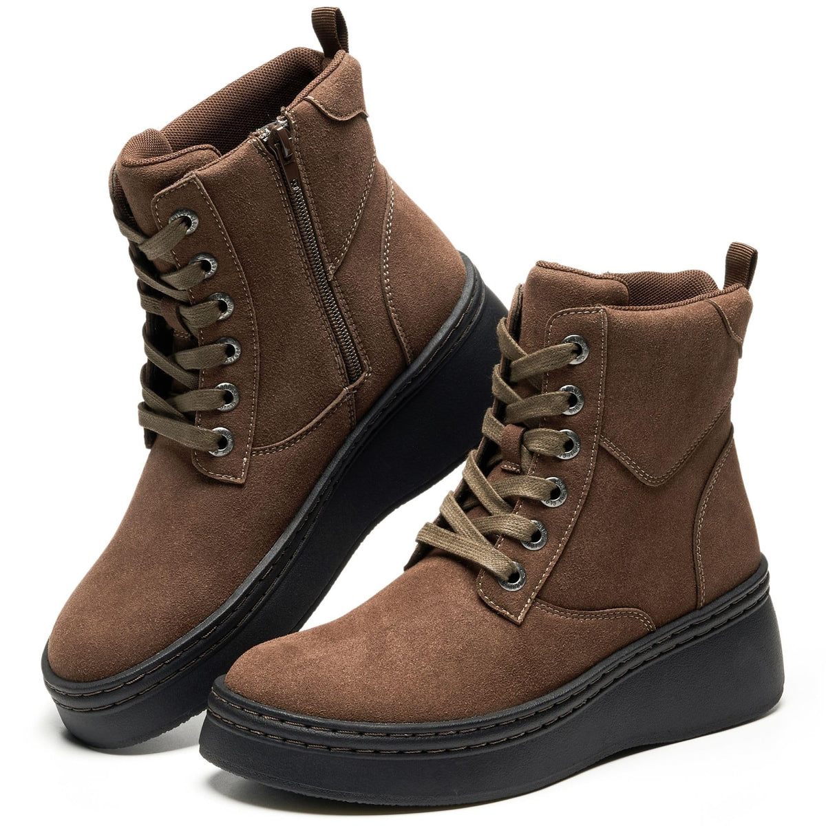 Project Cloud Women's | Genuine Suede Leather Ankle Boots | Smart Foam | Lightweight | Non-Slip Mckenzie