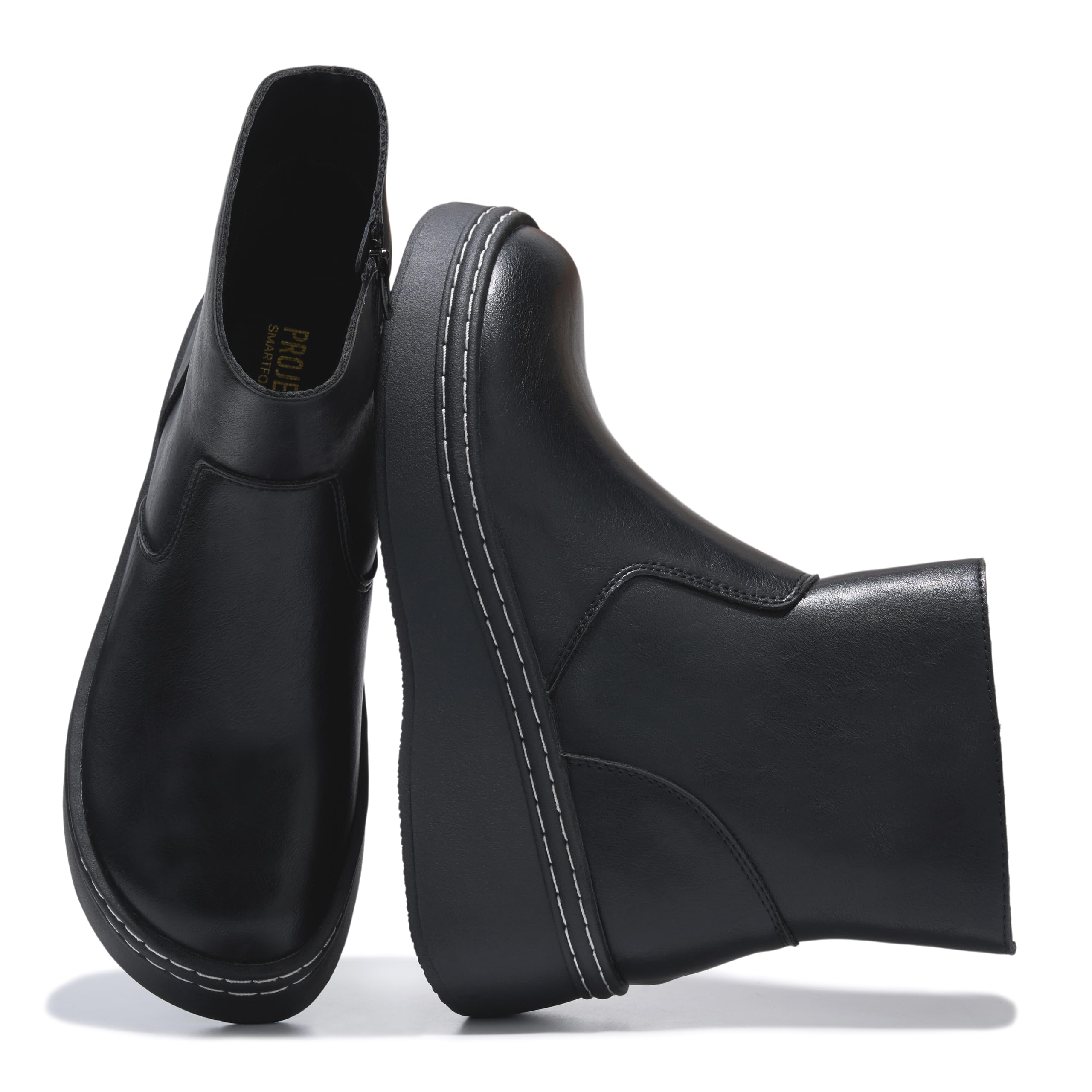 Project Cloud Women's | Genuine Suede Leather Ankle Boots | Smart Foam | Lightweight | Non-Slip Mia
