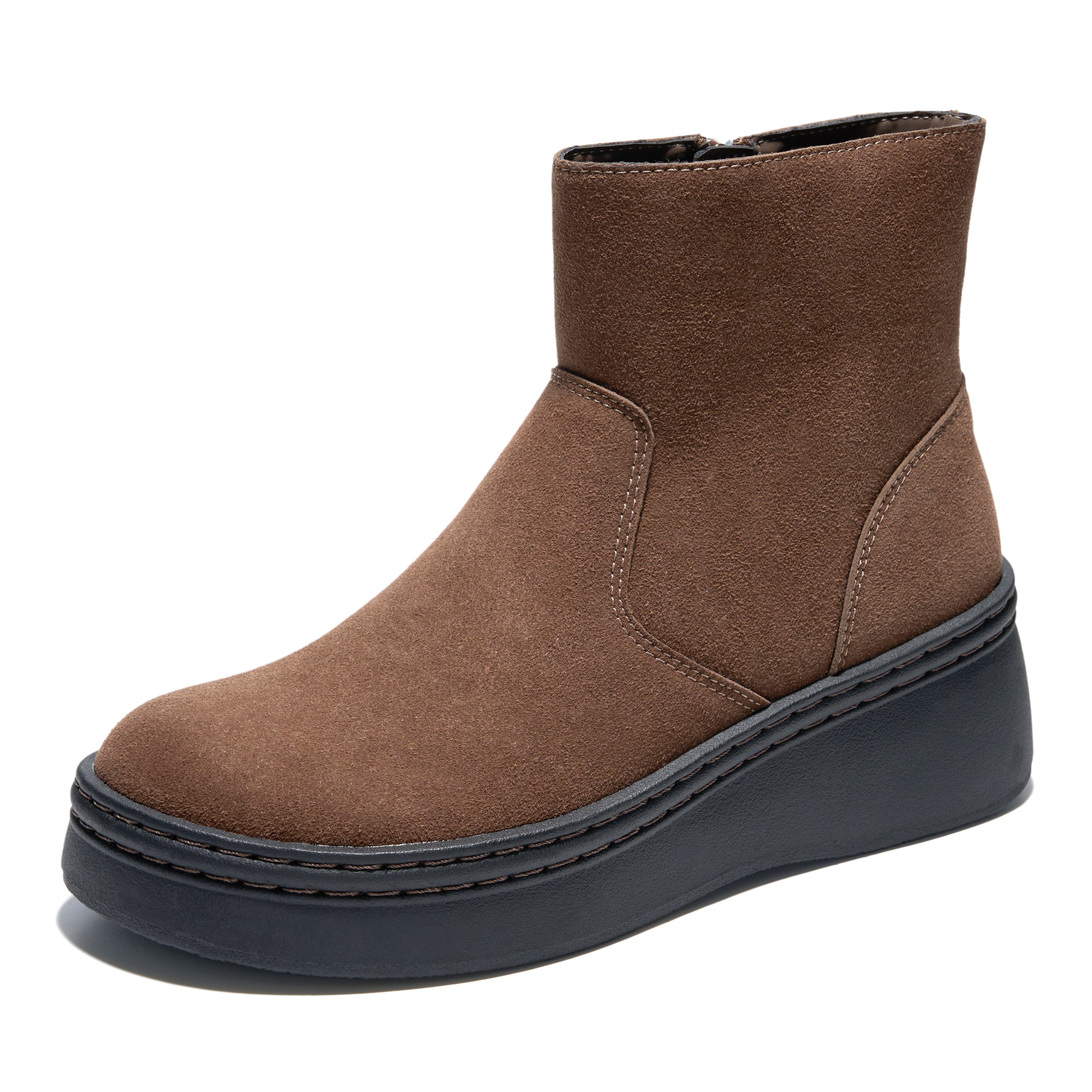 Project Cloud Women's | Genuine Suede Leather Ankle Boots | Smart Foam | Lightweight | Non-Slip Mia