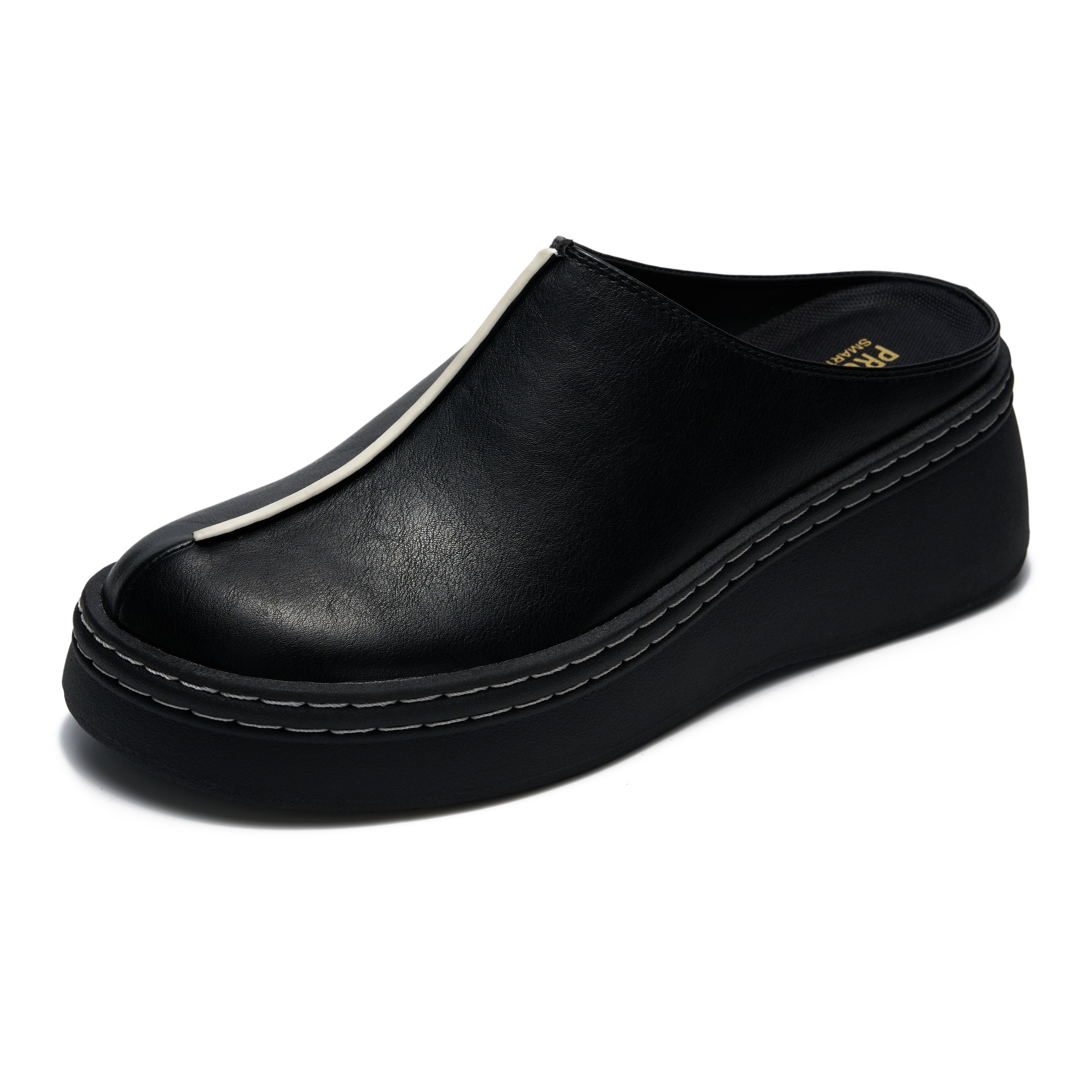 Project Cloud Women's | Genuine Leather Platform Clogs | Smart Foam Insole | Lightweight | Non-Slip - Mix
