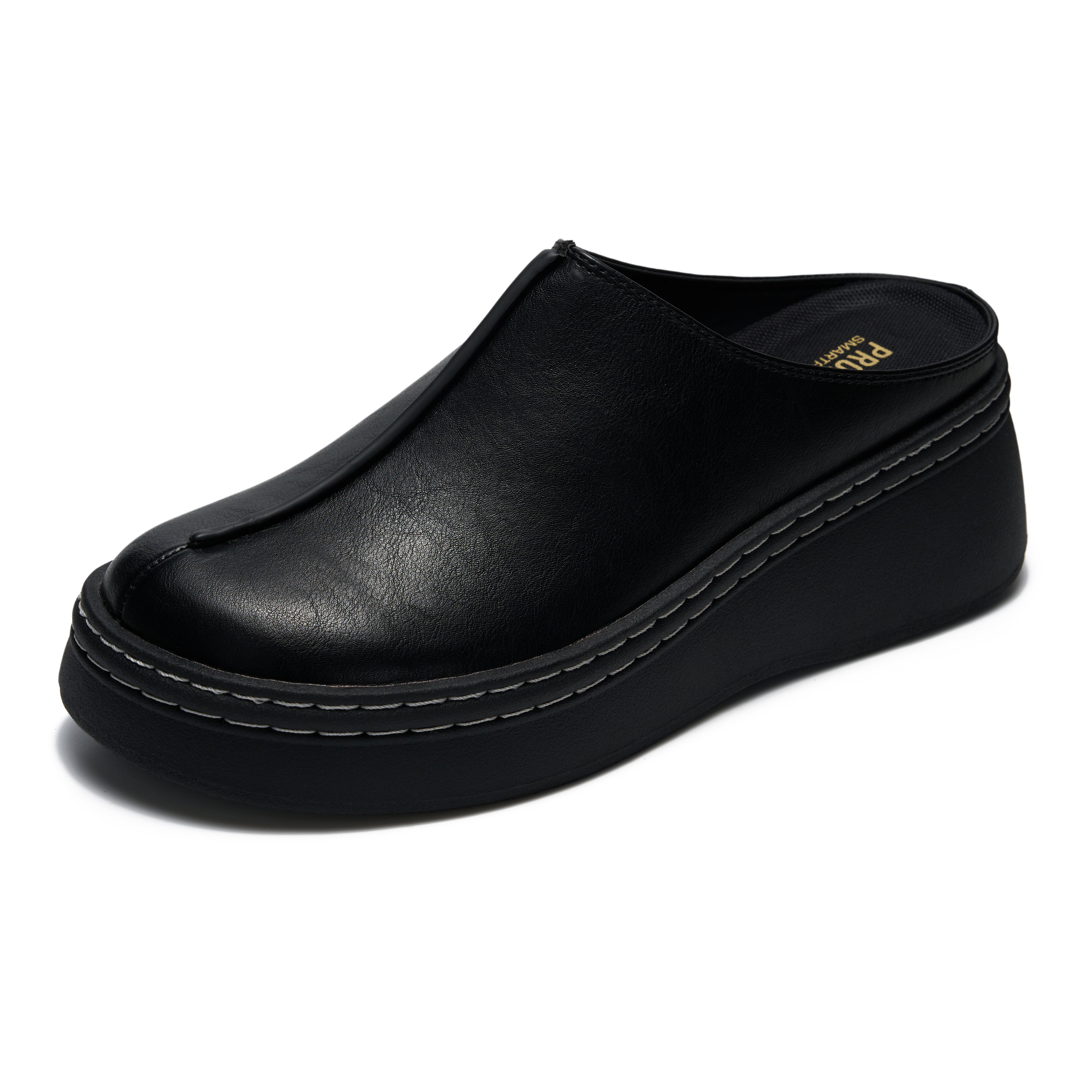 Project Cloud Women's | Genuine Leather Platform Clogs | Smart Foam Insole | Lightweight | Non-Slip - Mix