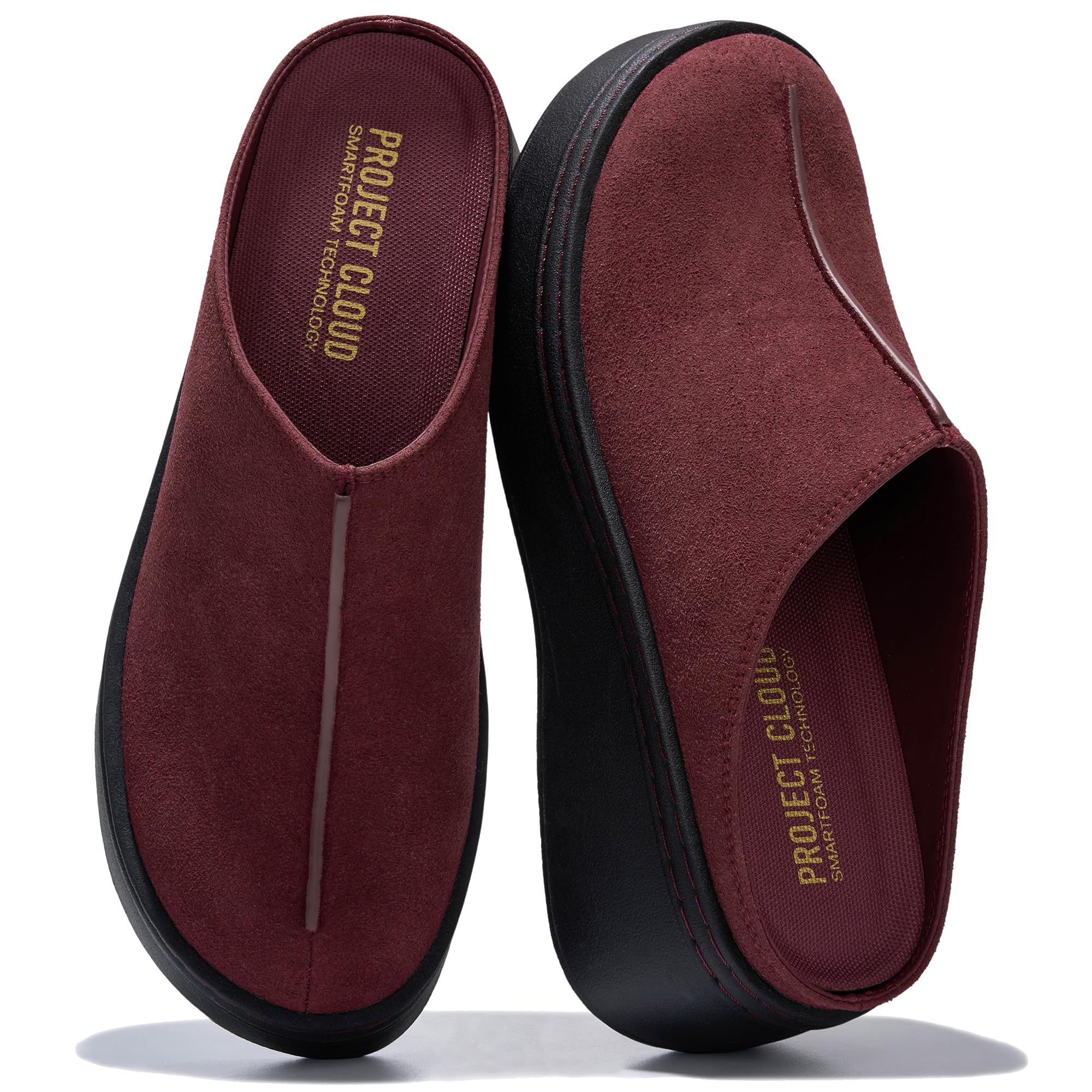 Project Cloud Women's | Genuine Leather Platform Clogs | Smart Foam Insole | Lightweight | Non-Slip - Mix