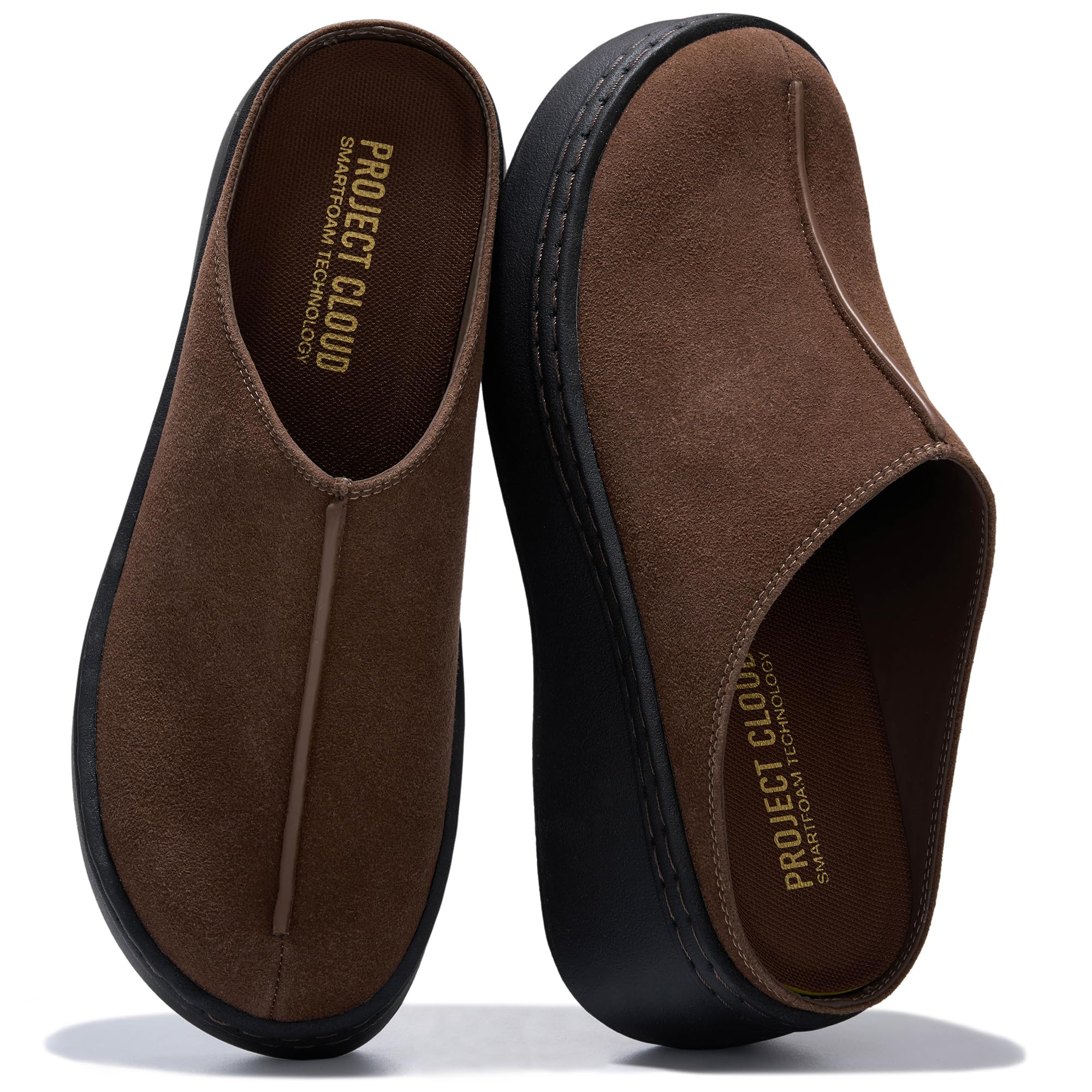 Project Cloud Women's | Genuine Leather Platform Clogs | Smart Foam Insole | Lightweight | Non-Slip - Mix