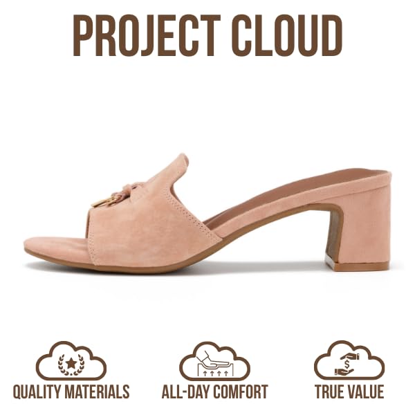 Project Cloud Women's | Genuine Leather Women Sandals Dressy| Memory Foam | Lightweight | Non-Slip - Monaco - Project Cloud - Sandals -Shop Project Cloud premium footwear Now!
