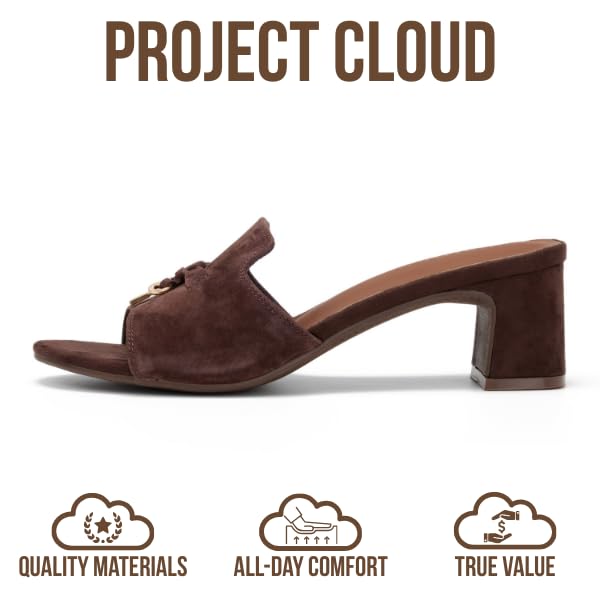 Project Cloud Women's | Genuine Leather Women Sandals Dressy| Memory Foam | Lightweight | Non-Slip - Monaco - Project Cloud - Sandals -Shop Project Cloud premium footwear Now!
