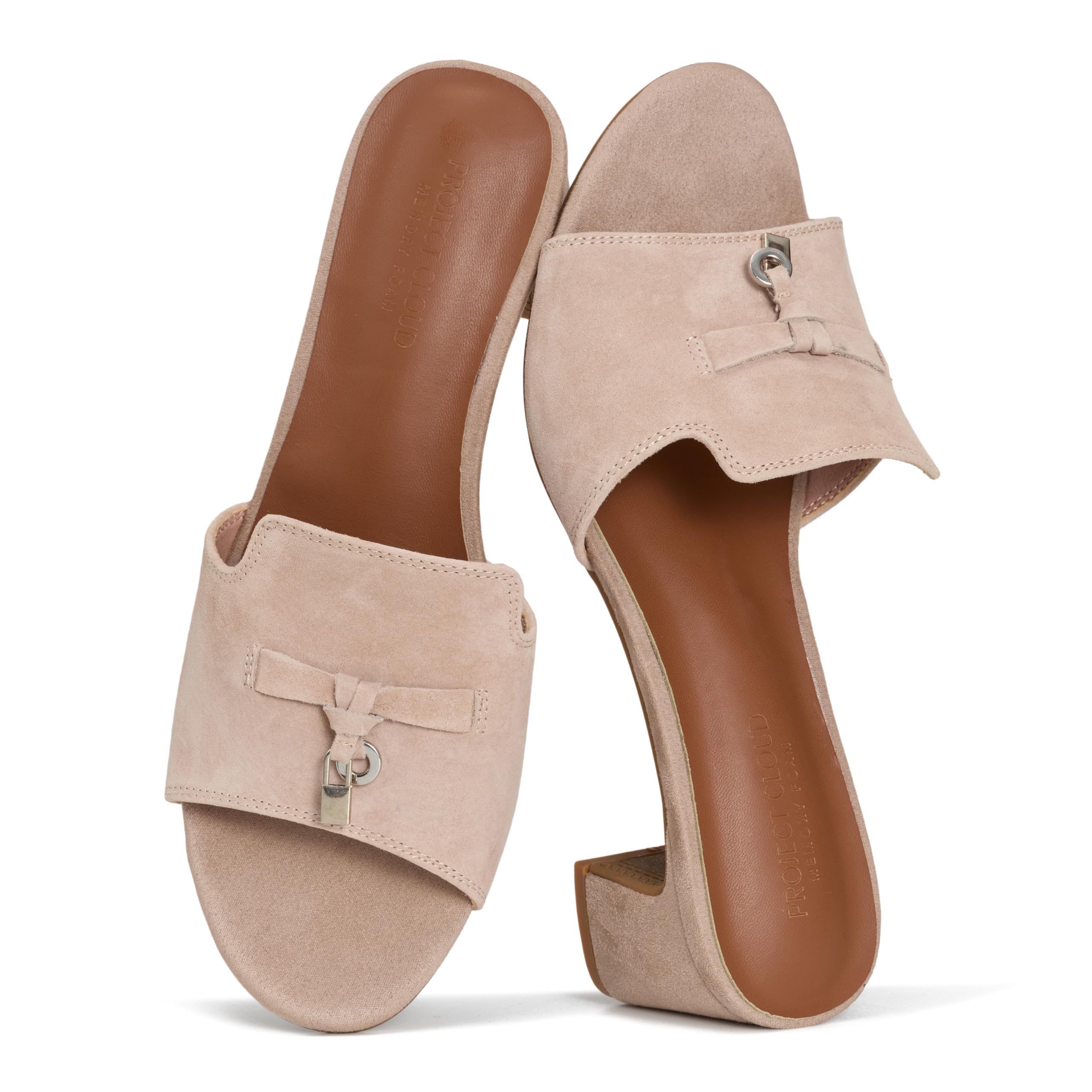 Project Cloud Women's | Genuine Leather Women Sandals Dressy| Memory Foam | Lightweight | Non-Slip - Monaco - Project Cloud - Sandals -Shop Project Cloud premium footwear Now!