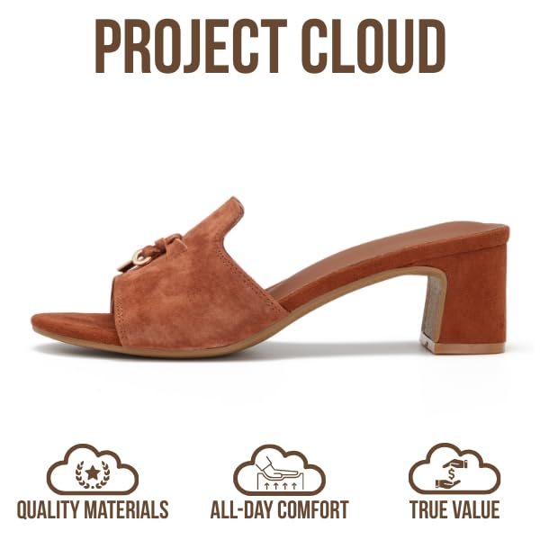 Project Cloud Women's | Genuine Leather Women Sandals Dressy| Memory Foam | Lightweight | Non-Slip - Monaco - Project Cloud - Sandals -Shop Project Cloud premium footwear Now!
