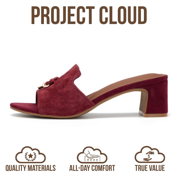 Project Cloud Women's | Genuine Leather Women Sandals Dressy| Memory Foam | Lightweight | Non-Slip - Monaco - Project Cloud - Sandals -Shop Project Cloud premium footwear Now!