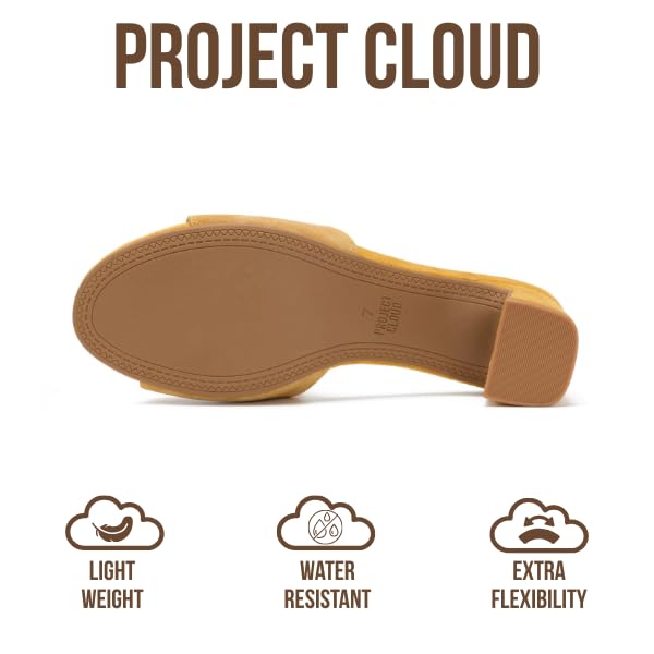 Project Cloud Women's | Genuine Leather Women Sandals Dressy| Memory Foam | Lightweight | Non-Slip - Monaco - Project Cloud - Sandals -Shop Project Cloud premium footwear Now!