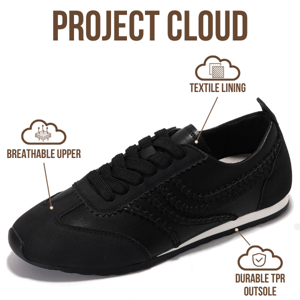 Project Cloud | "Monica" Women's Sneakers | Memory Foam Insole | Lightweight | Non-Slip
