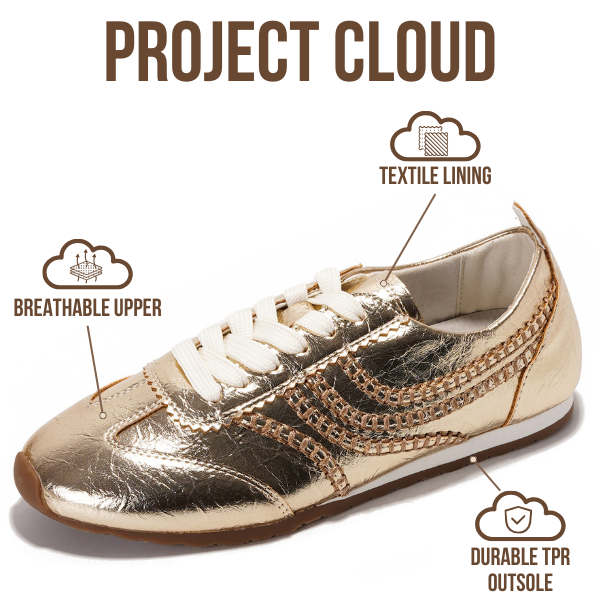 Project Cloud | "Monica" Women's Sneakers | Memory Foam Insole | Lightweight | Non-Slip