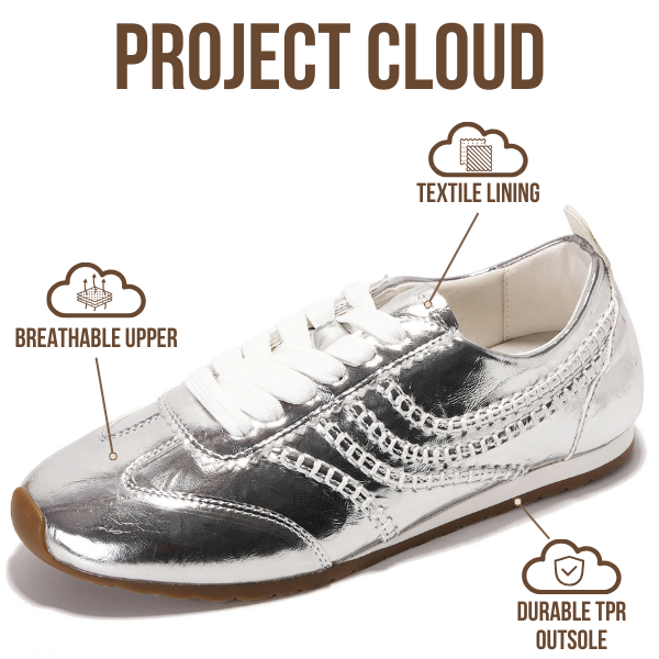 Project Cloud | "Monica" Women's Sneakers | Memory Foam Insole | Lightweight | Non-Slip