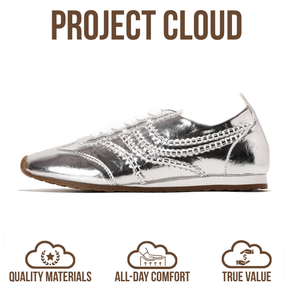 Project Cloud | "Monica" Women's Sneakers | Memory Foam Insole | Lightweight | Non-Slip