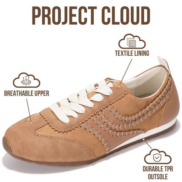 Project Cloud | "Monica" Women's Sneakers | Memory Foam Insole | Lightweight | Non-Slip
