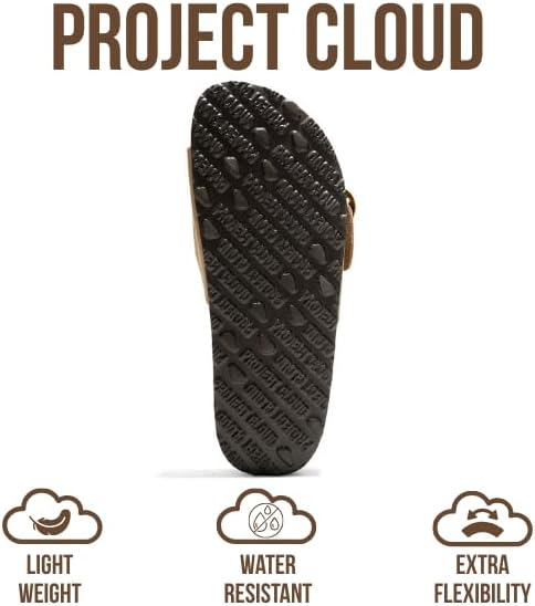 Project Cloud Women's | 100% Genuine Leather Women Sandals | Memory Foam | Lightweight | Non-Slip - Mykonos - Project Cloud - Sandals -Shop Project Cloud premium footwear Now!