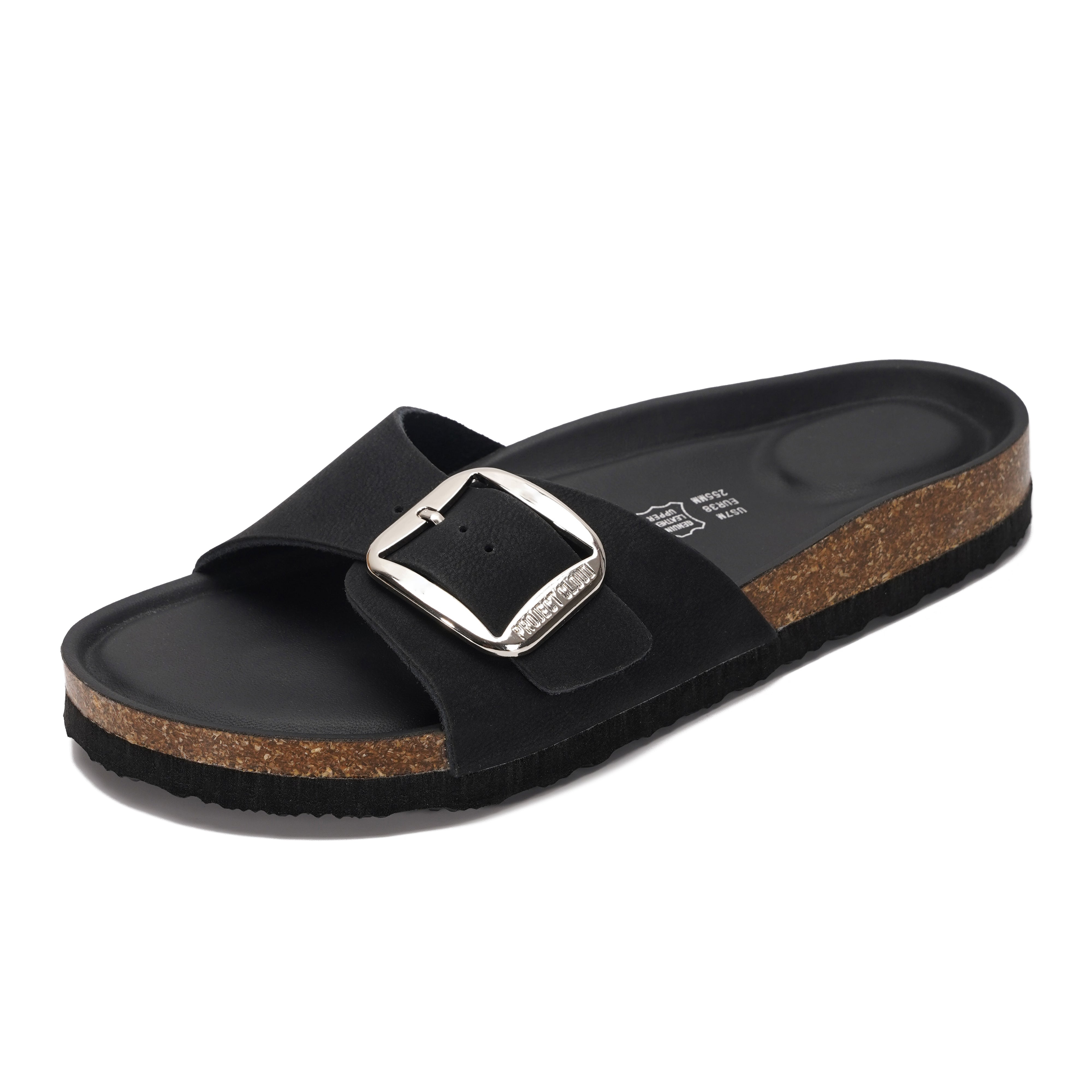 Project Cloud Women's | 100% Genuine Leather Women Sandals | Memory Foam | Lightweight | Non-Slip - Mykonos