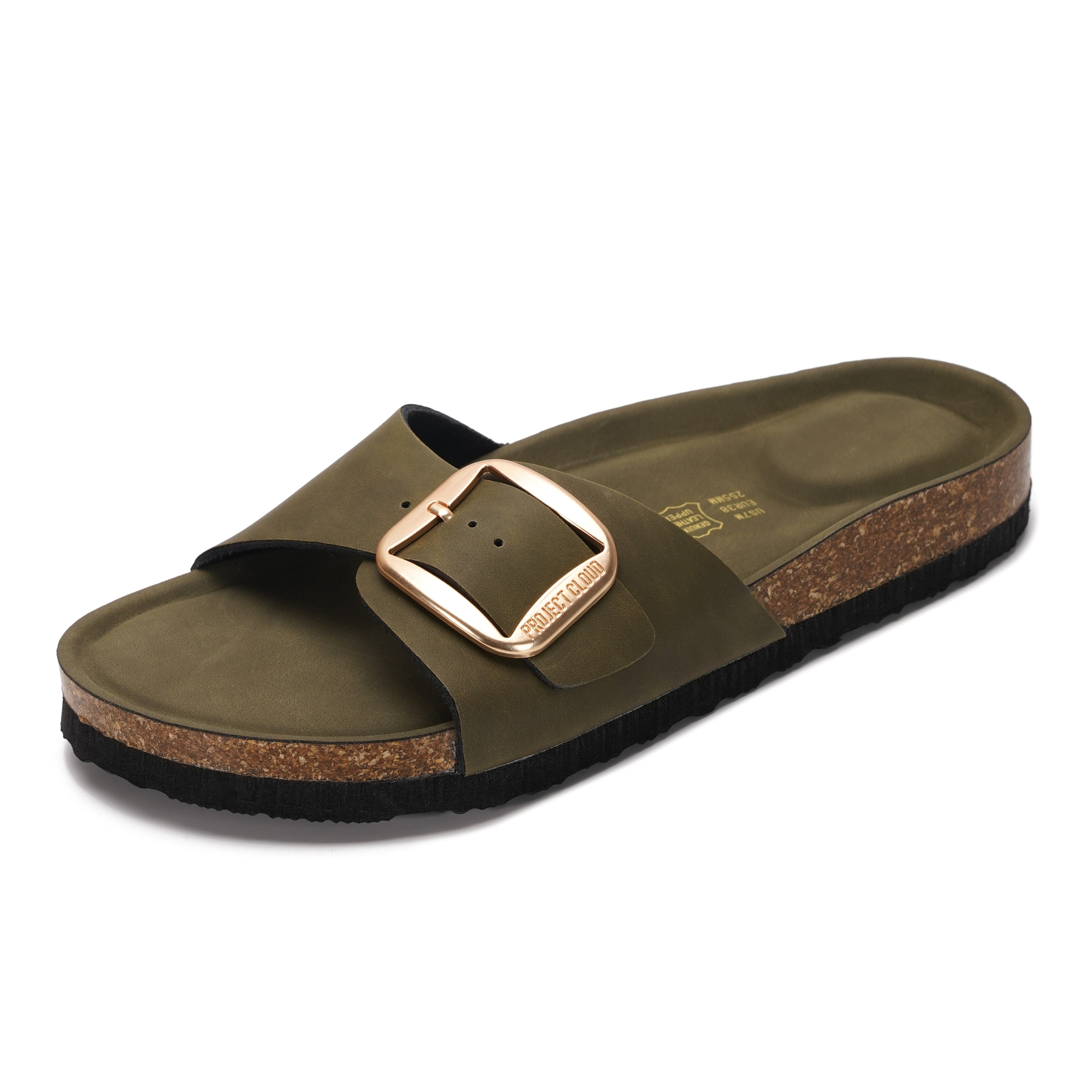 Project Cloud Women's | 100% Genuine Leather Women Sandals | Memory Foam | Lightweight | Non-Slip - Mykonos