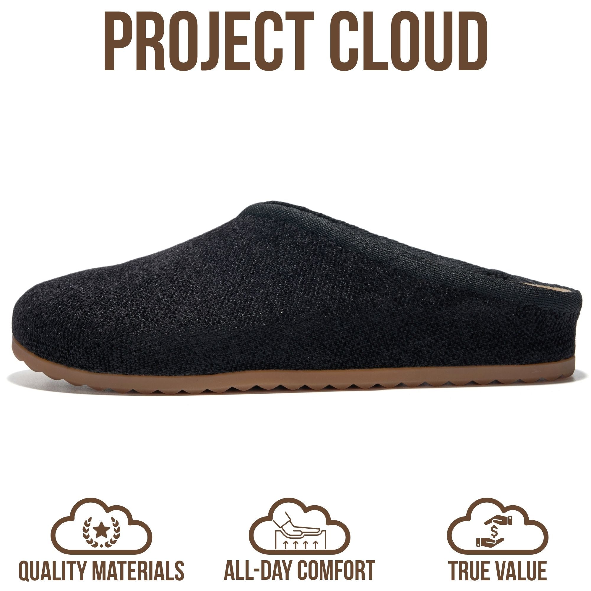 Project Cloud Women's | Genuine Leather Insole Mules | Smart Foam | Lightweight | Non-Slip - Nella