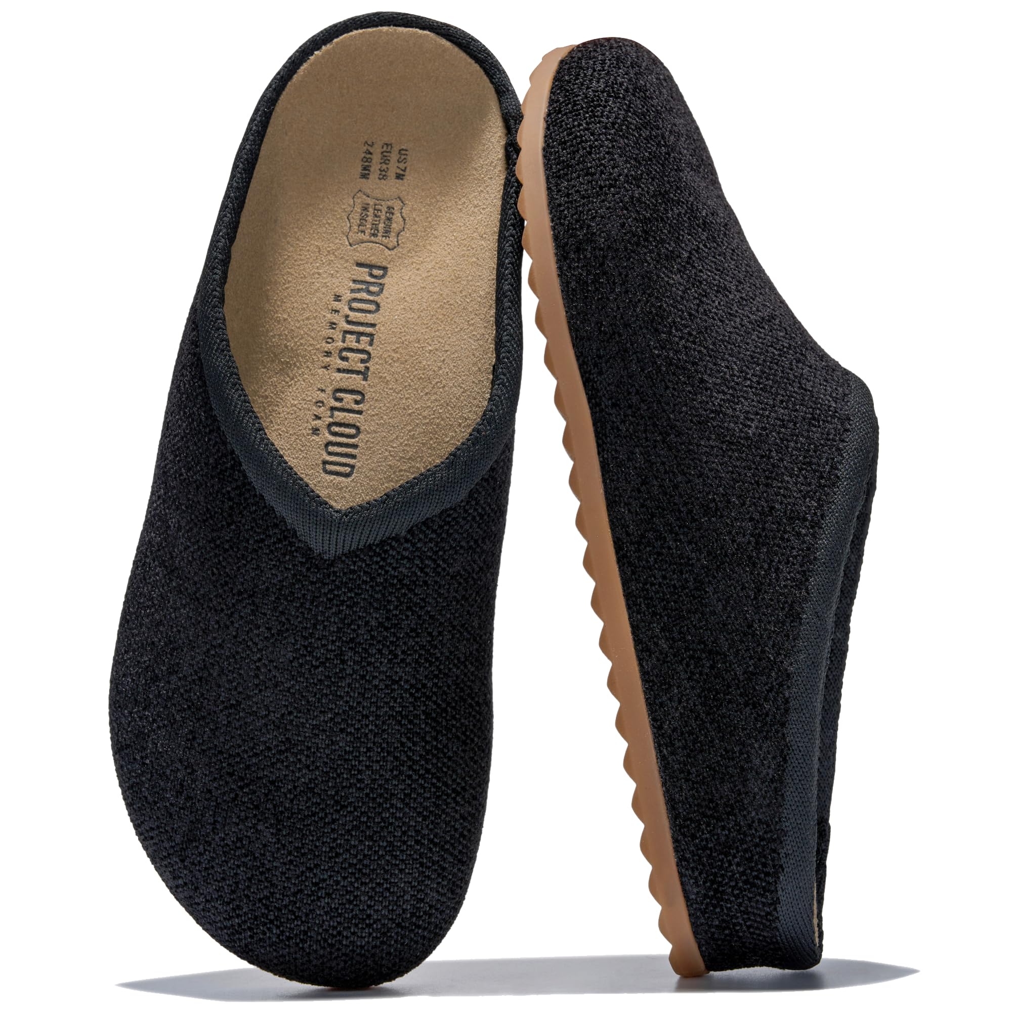 Project Cloud Women's | Genuine Leather Insole Mules | Smart Foam | Lightweight | Non-Slip - Nella