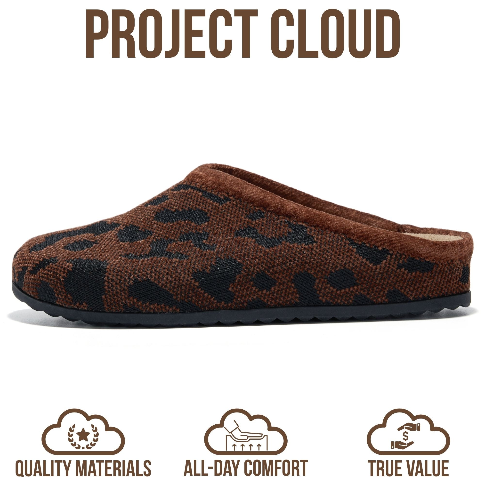 Project Cloud Women's | Genuine Leather Insole Mules | Smart Foam | Lightweight | Non-Slip - Nella