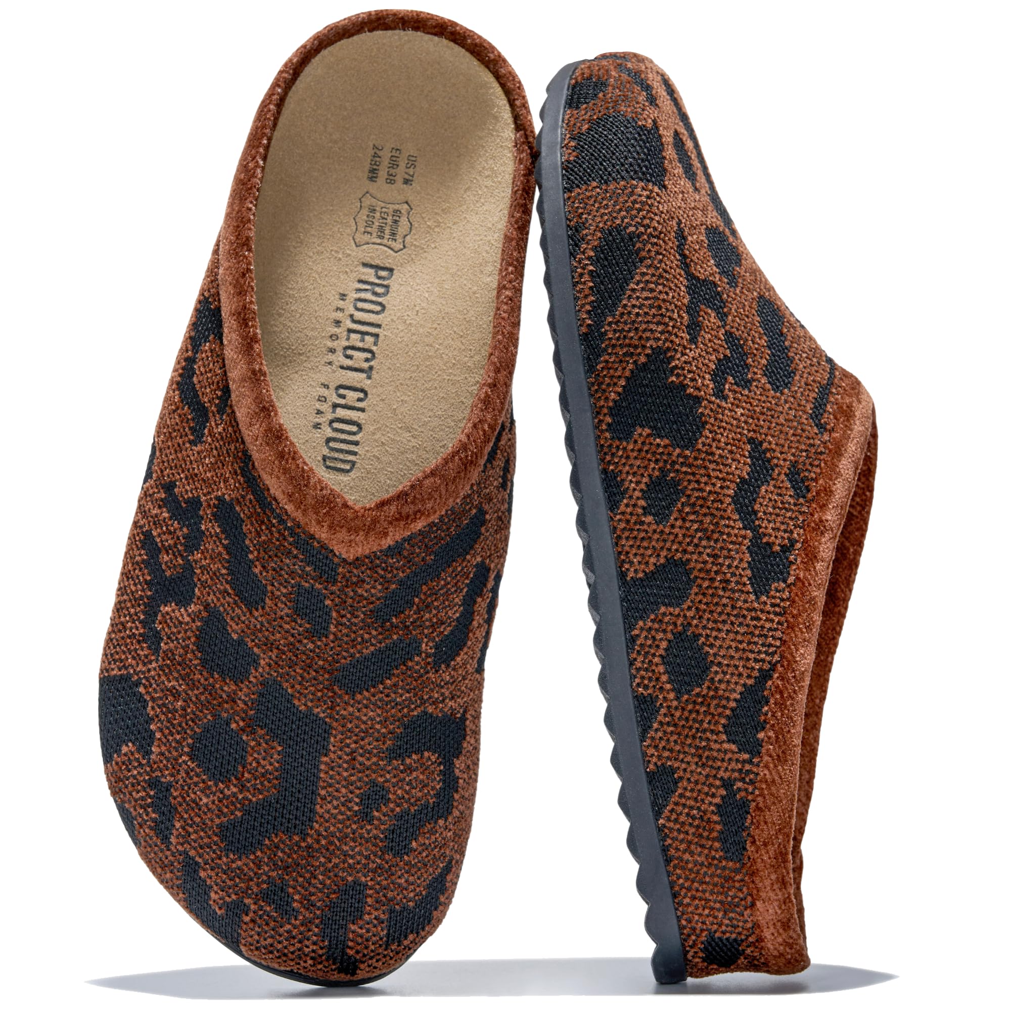 Project Cloud Women's | Genuine Leather Insole Mules | Smart Foam | Lightweight | Non-Slip - Nella