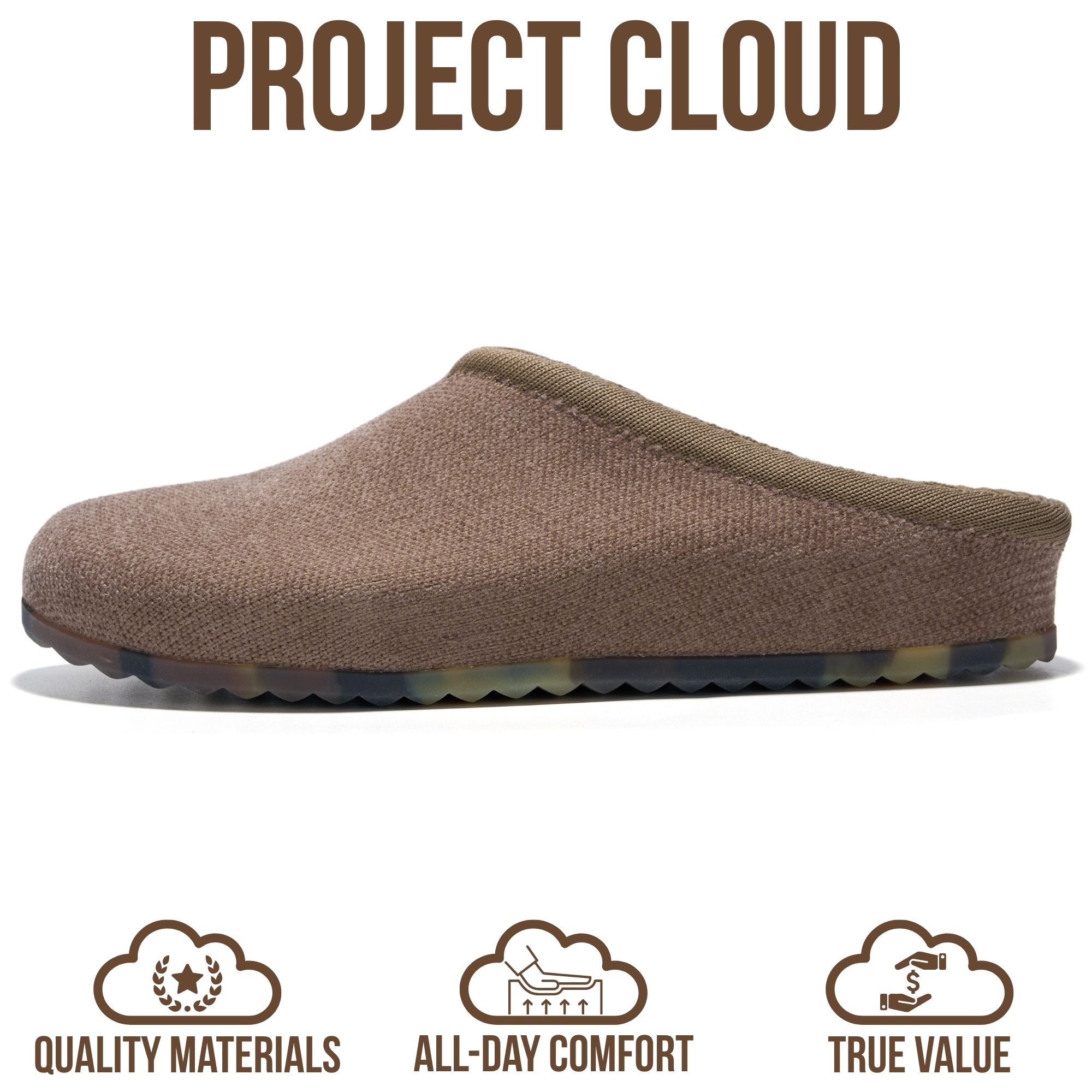 Project Cloud Women's | Genuine Leather Insole Mules | Smart Foam | Lightweight | Non-Slip - Nella