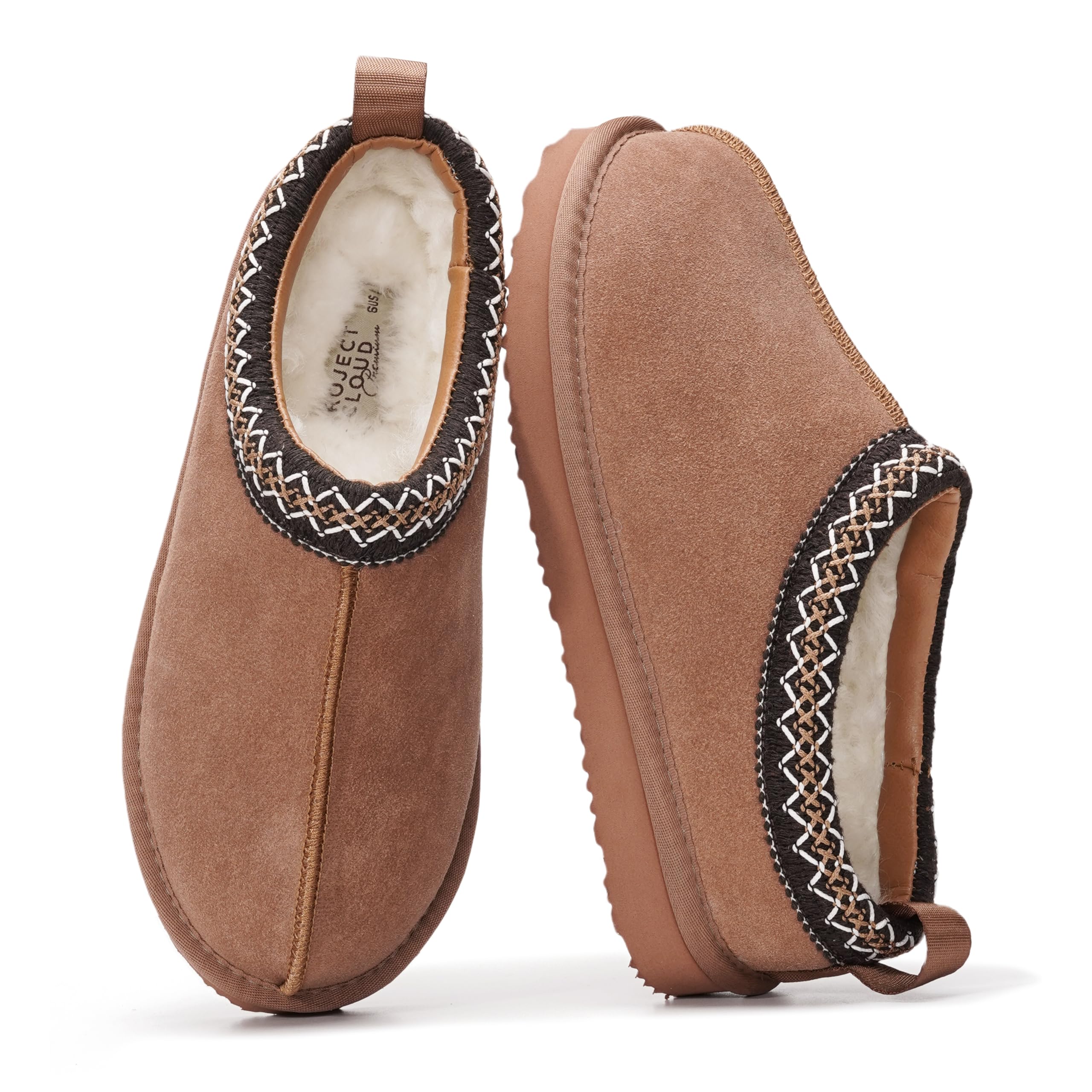 Project Cloud | "Nerita" Genuine Australian Sheepskin Women's Slippers | Memory Foam | Non-Slip
