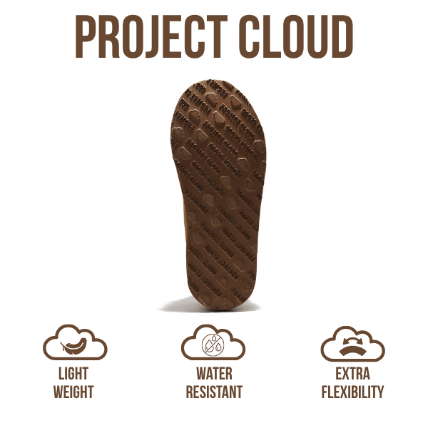 Project Cloud | "Nerita" Genuine Australian Sheepskin Women's Slippers | Memory Foam | Non-Slip