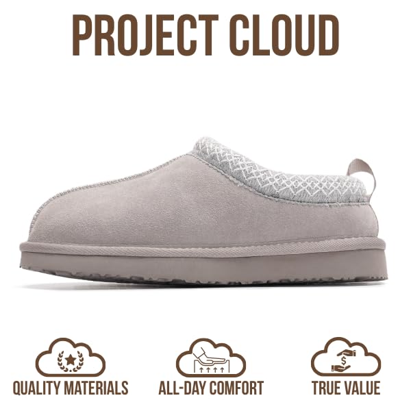 Project Cloud | "Nerita" Genuine Australian Sheepskin Women's Slippers | Memory Foam | Non-Slip