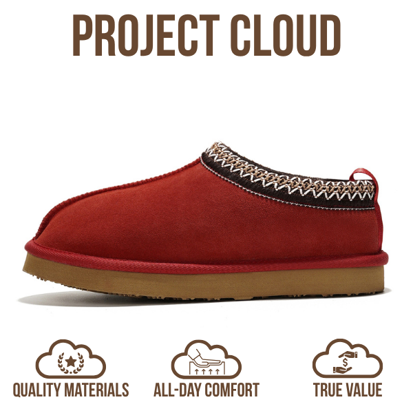 Project Cloud | "Nerita" Genuine Australian Sheepskin Women's Slippers | Memory Foam | Non-Slip
