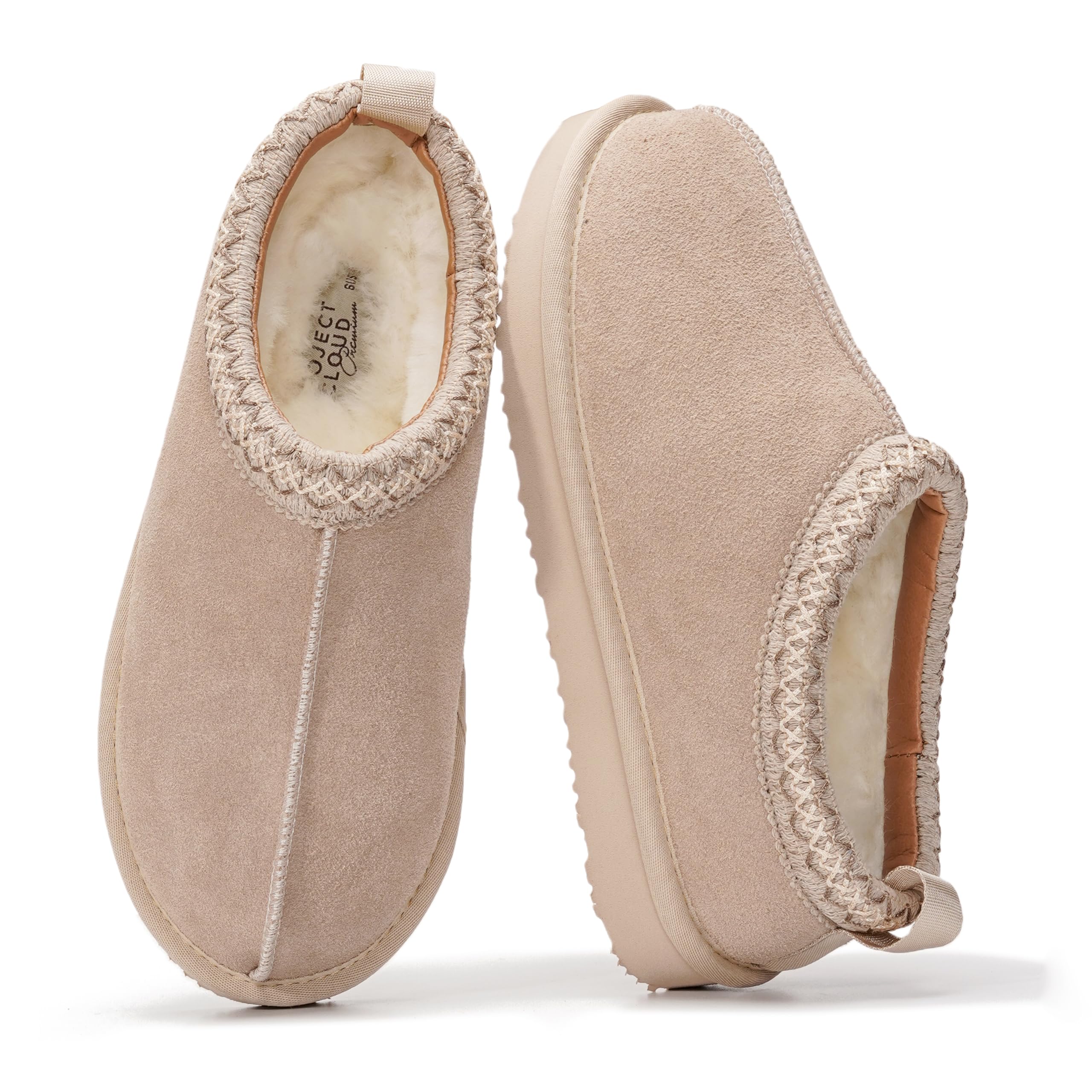 Project Cloud | "Nerita" Genuine Australian Sheepskin Women's Slippers | Memory Foam | Non-Slip