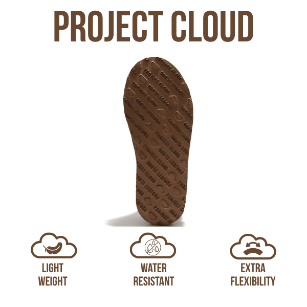 Project Cloud | "Nerita" Genuine Australian Sheepskin Women's Slippers | Memory Foam | Non-Slip