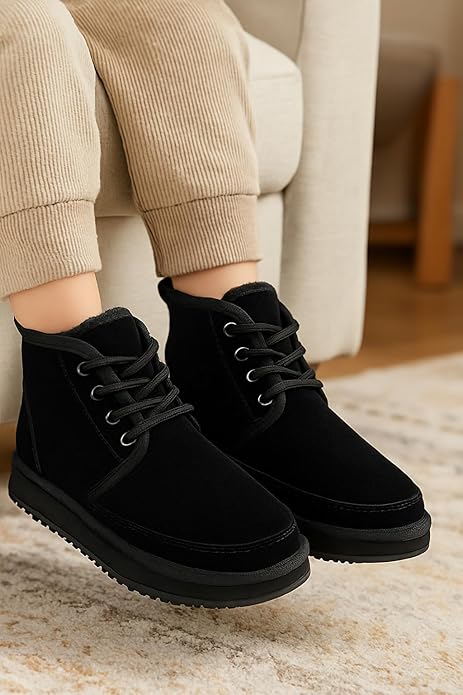 Project Cloud Kids | Fur-Lined Ankle Boots | Lightweight | Water Resistant | Non-Slip - Nevada