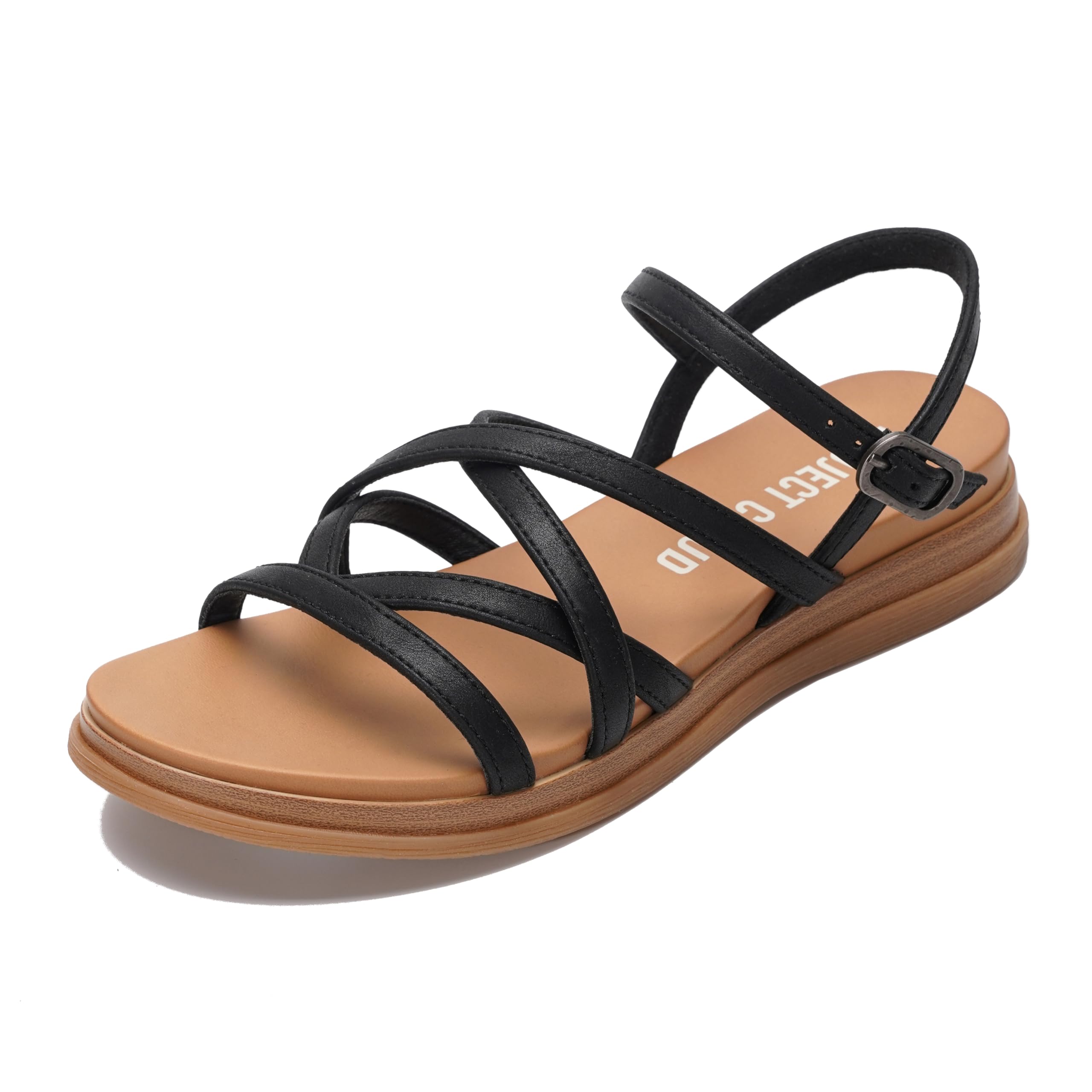 Project Cloud Women's | Platform Sandals Women | Plush and Soft Insole | Lightweight | Non-Slip - Nice