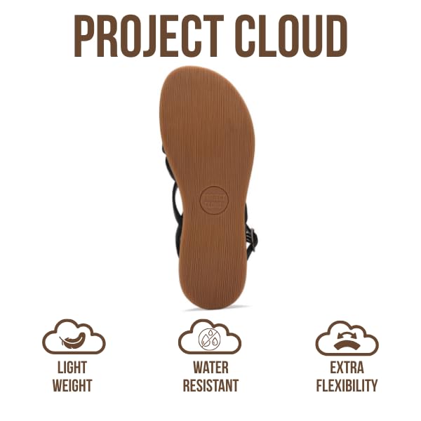 Project Cloud Women's | Platform Sandals Women | Plush and Soft Insole | Lightweight | Non-Slip - Nice