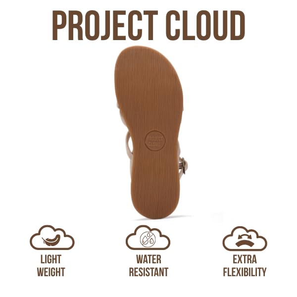 Project Cloud Women's | Platform Sandals Women | Plush and Soft Insole | Lightweight | Non-Slip - Nice