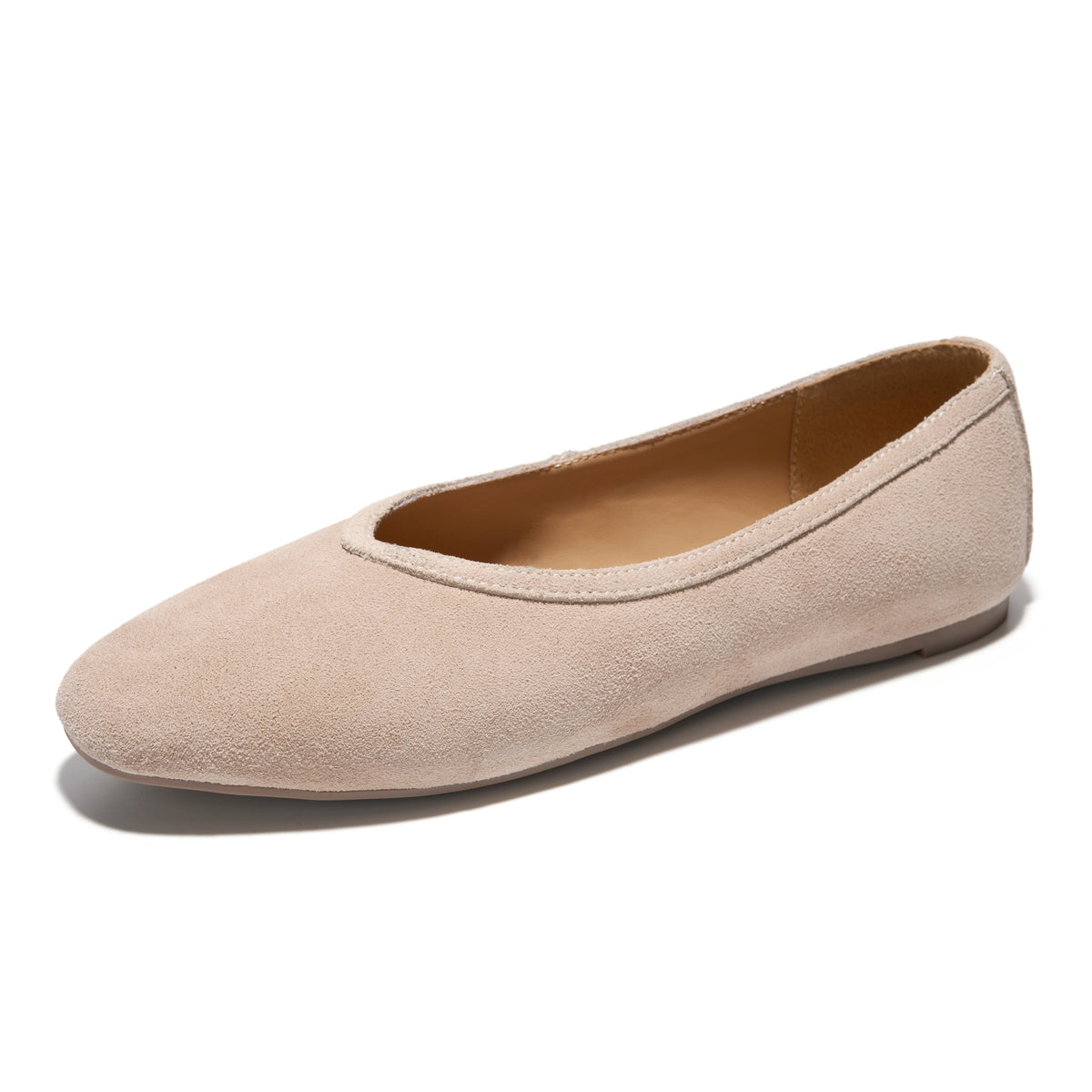 Project Cloud Women's | Genuine Leather Ballet Flats for Women | Memory Foam | Lightweight | Non-Slip - Nikki