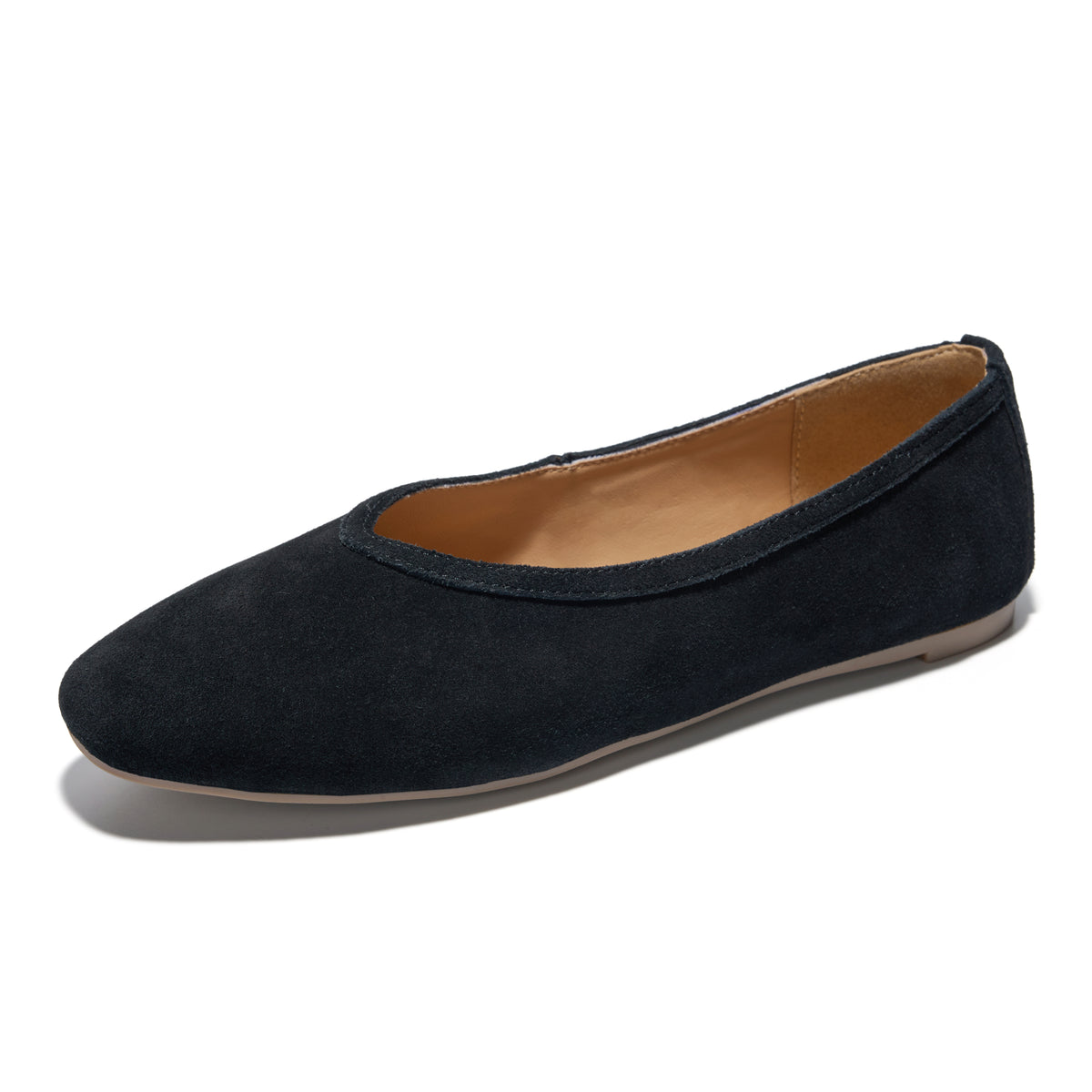 Project Cloud Women's | Genuine Leather Ballet Flats for Women | Memory Foam | Lightweight | Non-Slip - Nikki