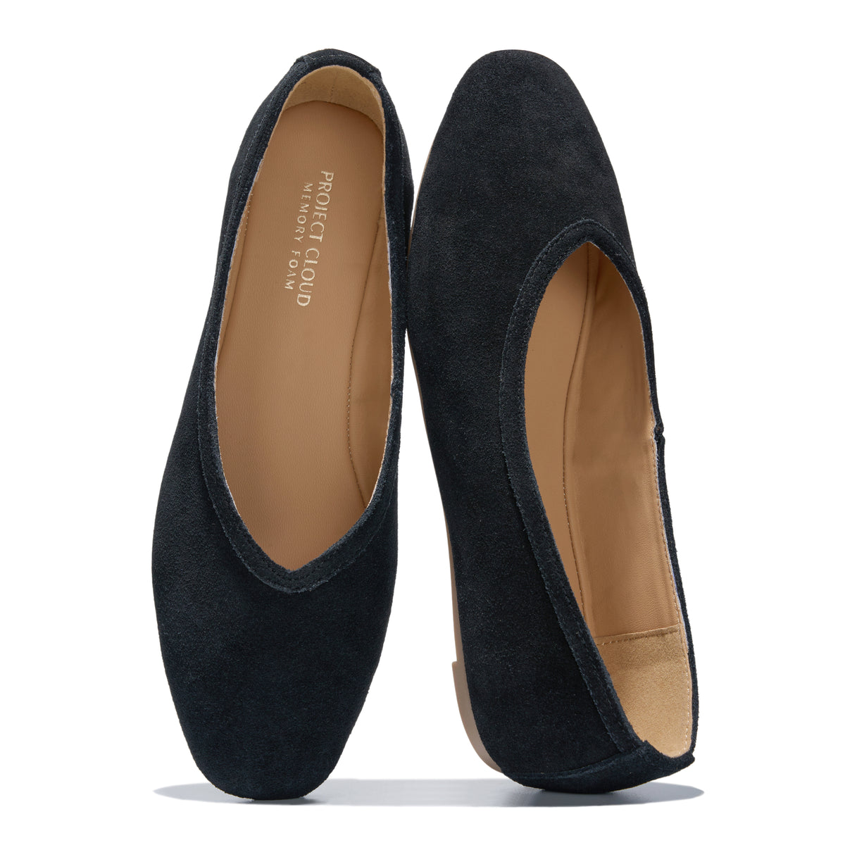 Project Cloud Women's | Genuine Leather Ballet Flats for Women | Memory Foam | Lightweight | Non-Slip - Nikki
