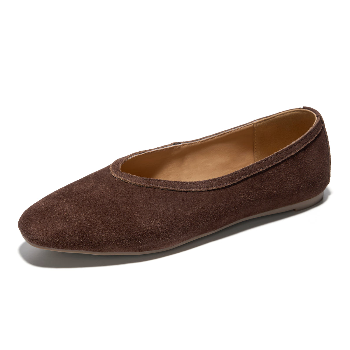 Project Cloud Women's | Genuine Leather Ballet Flats for Women | Memory Foam | Lightweight | Non-Slip - Nikki