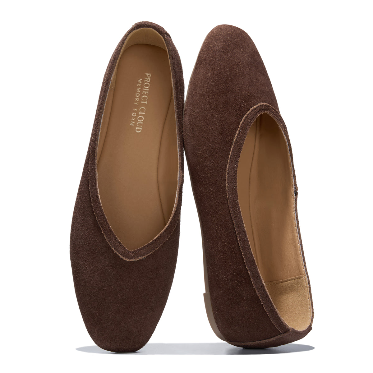 Project Cloud Women's | Genuine Leather Ballet Flats for Women | Memory Foam | Lightweight | Non-Slip - Nikki