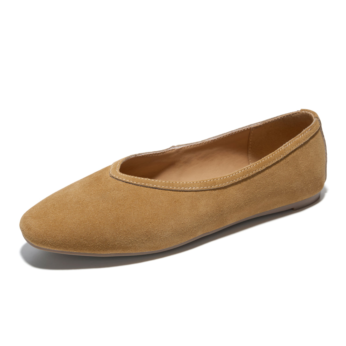 Project Cloud Women's | Genuine Leather Ballet Flats for Women | Memory Foam | Lightweight | Non-Slip - Nikki