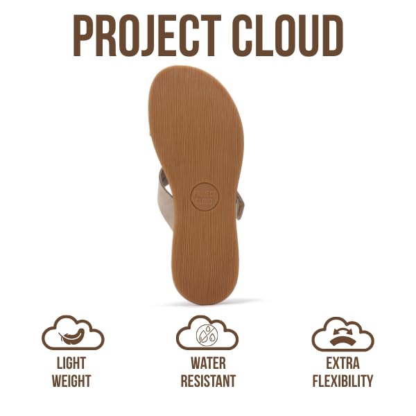 Project Cloud Women's | 100% Genuine Leather Sandals for Women | Lightweight | Non-Slip - Nina - Project Cloud - Sandals -Shop Project Cloud premium footwear Now!