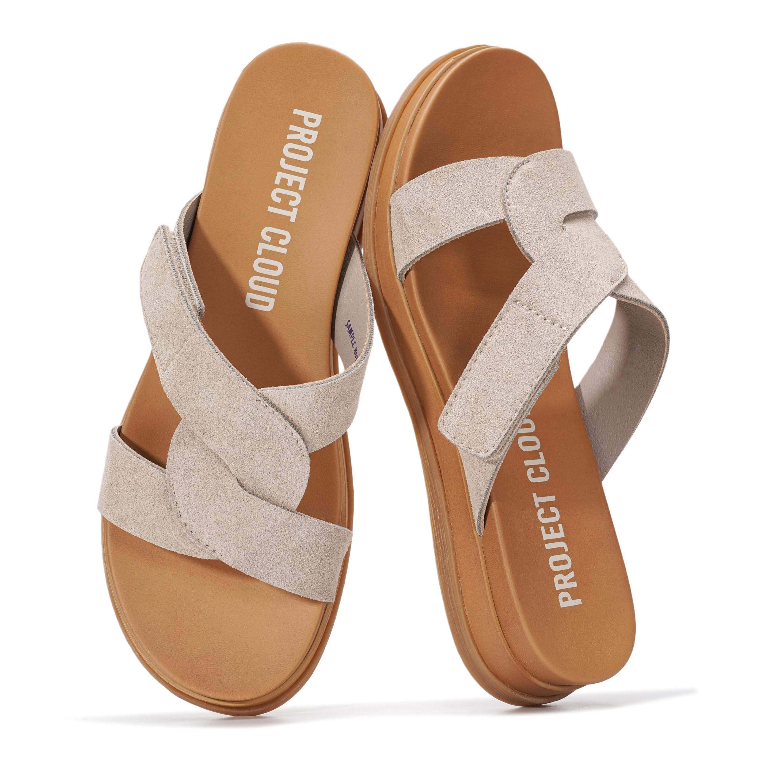 Project Cloud Women's | 100% Genuine Leather Sandals for Women | Lightweight | Non-Slip - Nina - Project Cloud - Sandals -Shop Project Cloud premium footwear Now!