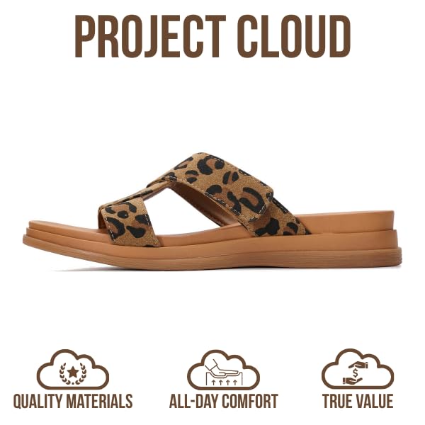 Project Cloud Women's | 100% Genuine Leather Sandals for Women | Lightweight | Non-Slip - Nina - Project Cloud - Sandals -Shop Project Cloud premium footwear Now!