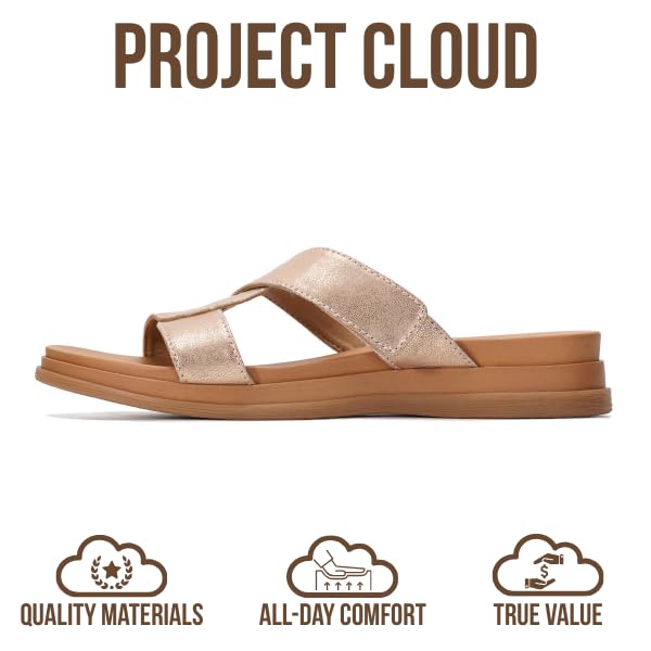 Project Cloud Women's | 100% Genuine Leather Sandals for Women | Lightweight | Non-Slip - Nina - Project Cloud - Sandals -Shop Project Cloud premium footwear Now!