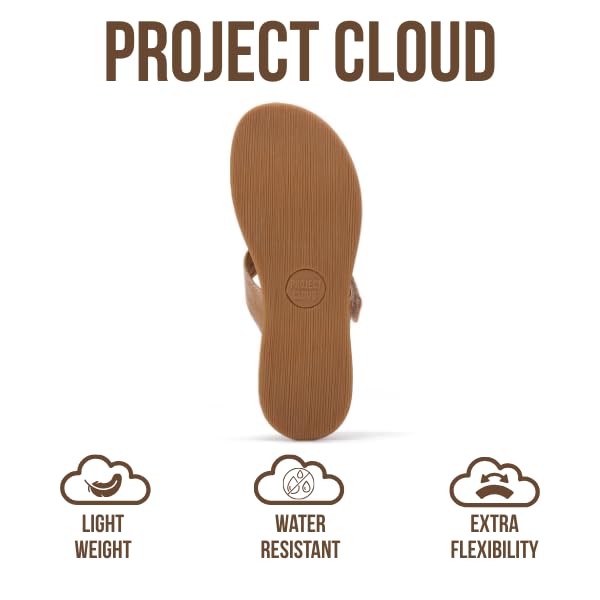 Project Cloud Women's | 100% Genuine Leather Sandals for Women | Lightweight | Non-Slip - Nina - Project Cloud - Sandals -Shop Project Cloud premium footwear Now!