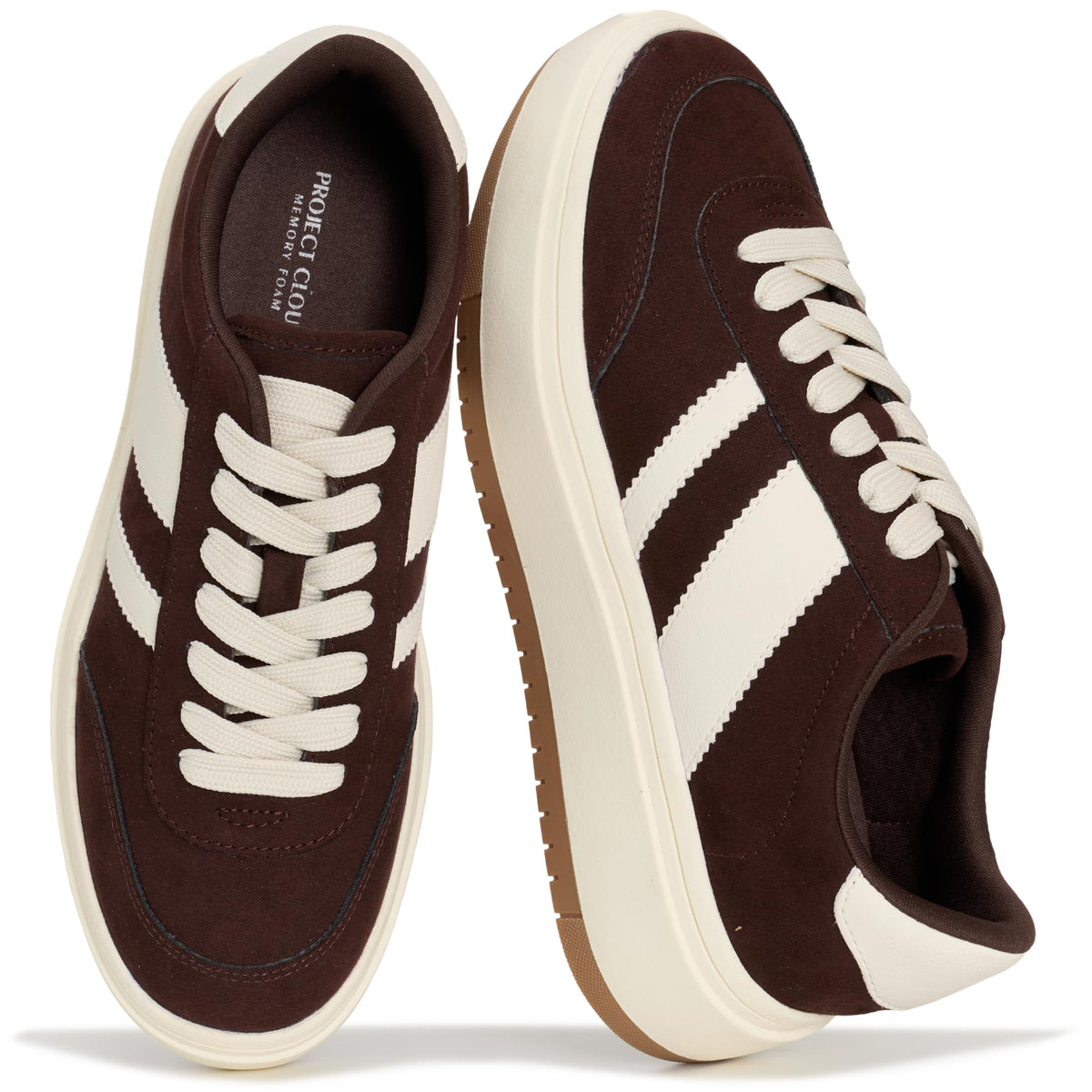 Project Cloud Women's | Lace-up Sneakers | Memory Foam Insole | Non-Slip - Nita - Project Cloud - Sneaker -Shop Project Cloud premium footwear Now!
