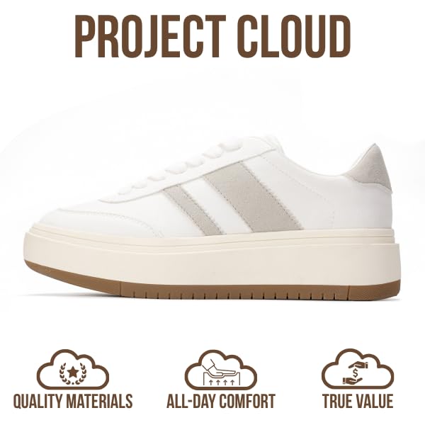 Zapatillas de plataforma Nita de Project Cloud Elegantes, cómodas y versátiles 