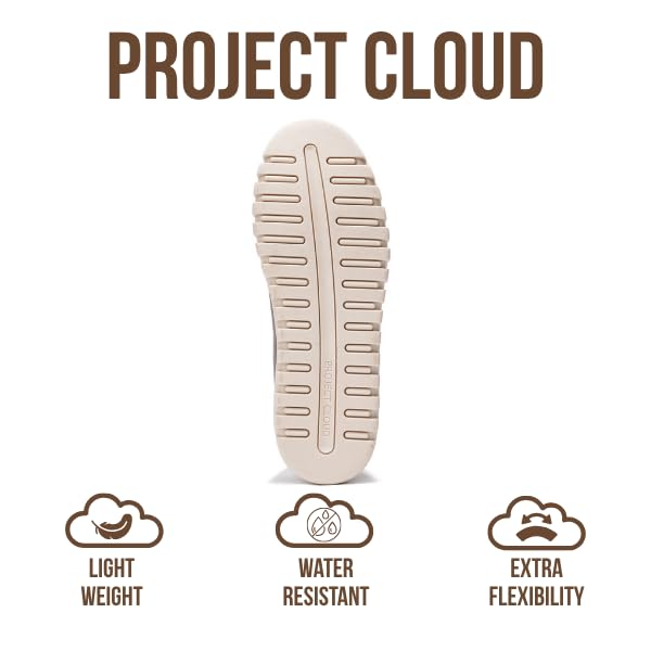 Project Cloud Women's | Tennis Shoes Women Sneakers | Memory Foam | Lightweight | Non-Slip - Paisley